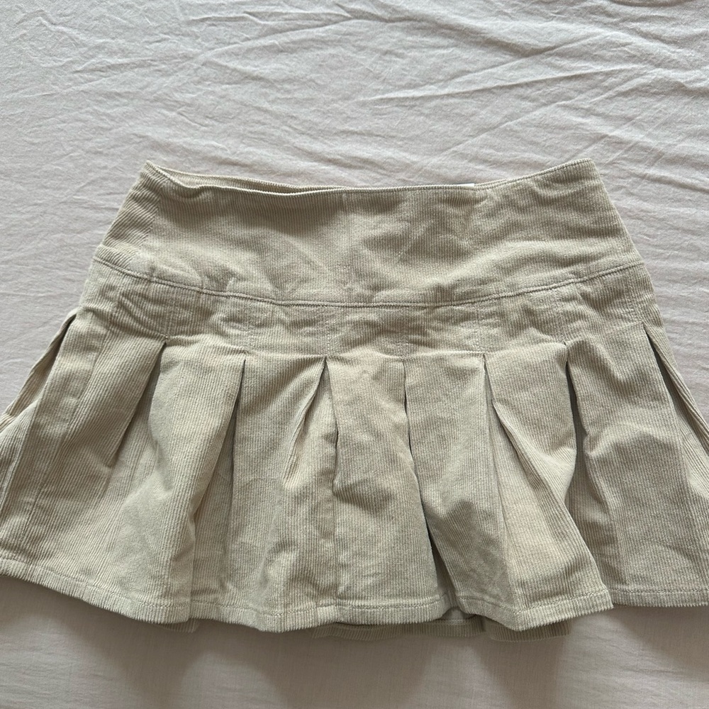 American Eagle Outfitters Tan Mini Skirt